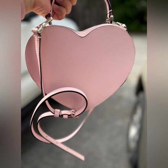 Kate Spade Love Shack Heart Pink Crossbody - Picture 10 of 10